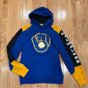 Mitchell & Ness Royal Blue and Gold Milwaukee Pullover Hoodie